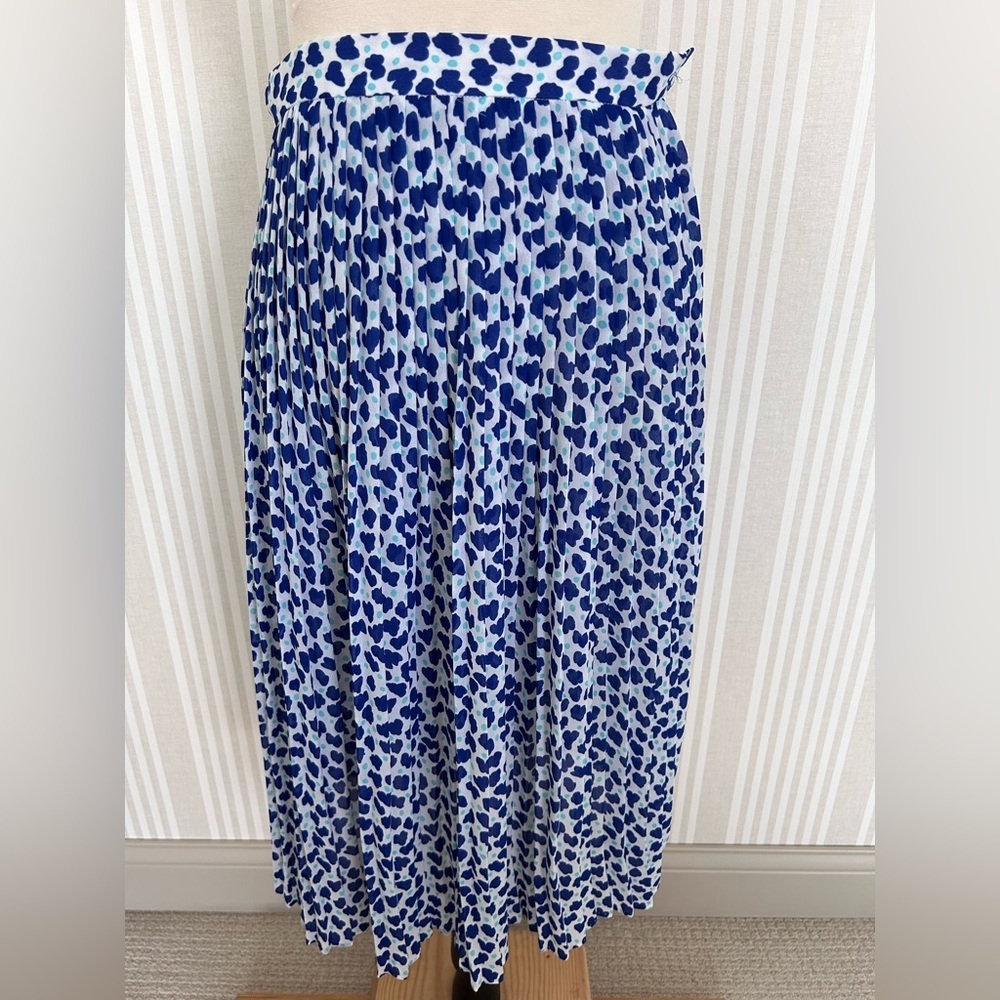 Vintage Givenchy Sport 3 Piece Skirt Set Blue Floral Print Women’s Size 8 - Picture 8 of 11